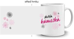  Fehér kerámia bögre 330ml képpel - nagyszerű barát (világos téma) (HRNEK-90X82-BILY-359)