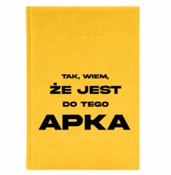  Naptár A5 2026 Sárga Ajándék Munkahelyre Tudom, Hogy Van Ehhez App Minták