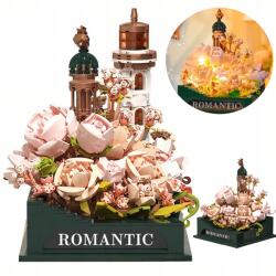  3D Puzzle Modell, Dekorációs Miniatűr Világítótorony, Kerti Építőkészlet, Zöld (HRRREGREThrhG3E)