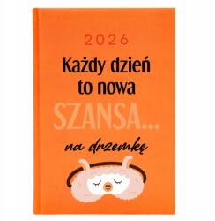 Naptár A5 2026 Narancssárga Tervező Minden Nap Egy Új Esély A Lennek