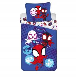 Jerry Fabrics Gyerek pamut ágyneműhuzat Spidey Spiderman 140x200 cm Spider-man Marvel (24BS113)