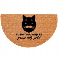 TabPrint Lábtörlő Kókusz Tartós Félkör Alakú 40X70CM Ökológiai Csúszásgátló (WYCIERACZKA ANTYPOŚLIZGOWA 40X70KOKOSOWA)