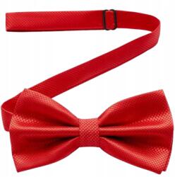 EdiBazzar Klasszikus férfi csokornyakkendő piros állítható csokornyakkendő elegáns masni minta (Męska czerwona muszka regulowana mucha)