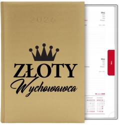  Naptár Arany A5 2026 Ajándék Tanárnak Arany Tanár MIX Minták (Kalendarz a5 2026 TERMINARZ PLANER ORGANIZER)