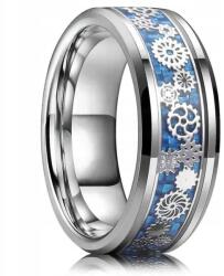  Kerekek Gyűrű Ezüst/Kék/52mm KP-31783 (8585063312519)