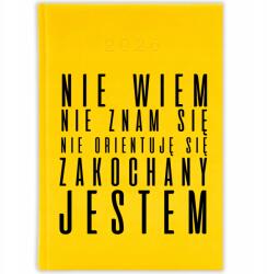 FunnyCase Naptár tervező 2026 Szerelmes Vagyok Citrom határidőnapló Ajándék Minták (Kalendarz Cytrynowy ZAKOCHANY JESTEM)