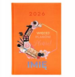  Naptár A5 2026 Narancssárga Határidőnapló Tervező Több terv Please! Minták (Kalendarz Pomarańczowy Więcej Planów Please!)