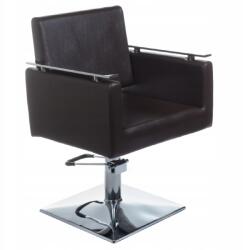 Beauty System fodrászszék, műbőr, barna (BSBH-6333)