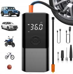  Elektromos Légpumpa Hordozható Légkompresszor Autóhoz 12V (250401GW03)