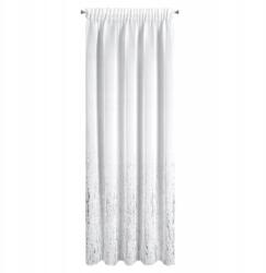 Eurofirany Függöny 140x270 Olivia fehér-ezüst kész szalag Eurofirany (463993)