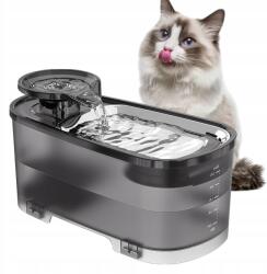  Vízi Szökőkút Automata Itató Macska Kutya Csendes Szűrővel 2.5L Tál (240717JN02Q)