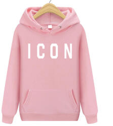 JHK Icon Női Kapucnis Pulóver Kenguru púderrózsaszín, S