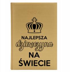  Naptár A5 2026 Arany Tervező Lányoknak Legjobb Lány Mix Wz (Kalendarz A5 2026 Najlepsza Dziewczyna)