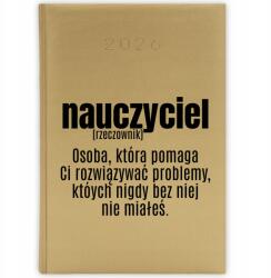  Könyvnaptár A5 2026 Arany Tanári Problémamegoldás Minták (Kalendarz 26 Złoty Rozwiązać Problemy)