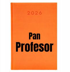  Naptár A5 2026 Narancssárga Napi Határidőnapló Ajándék Professzor Úrnak (Kalendarz Pomarańczowy Pan Profesor)