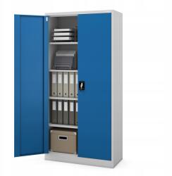 JAN NOWAK Irodai Zárható Fém Aktatáskaszekrény Jan 185 Szürke-Kék (47)