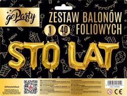 Go Party Fólia Lufi Szett Száz Éves Arany