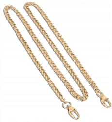 EdiBazzar Öv kézitáska táska lánc hosszú arany fém lánc masszív (PASEK DO TORBY TOREBKI KOPERTOWKI LISTONOSZKI)