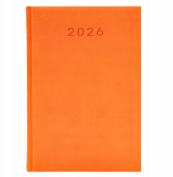  Narancssárga Naptár A5 2026 Könyvtervező Időrendező (Kalendarz 2026 Pomarańczowy Książkowy)