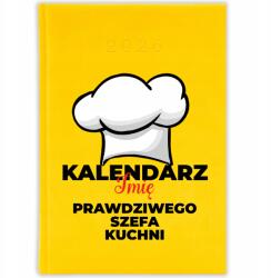 FunnyCase Naptár tervező 2026 Igazi Séf Naptár Citrom minták (CytrynaPRAWDZIWEGO SZEFA KUCHNII)