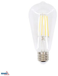 BEMKO LED filament izzó edison E27 ST64 7W 1055lm 4000K (D86-FLB-E27-ST64-4K)