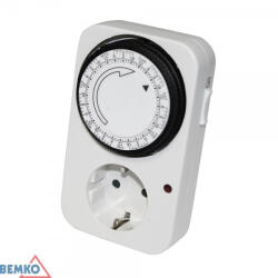  Bemko Időzítő "F" típ. 105p/7nap heti mechanikus IP20 16A (B62-TSWD1)