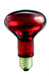 Helios Infra izzó R80 100W E27 vörös Helios (PRO-1465) - elektrozona