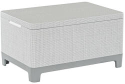 Keter Scandi jute tárolós asztal hamuszürke-világosszürke (264051)