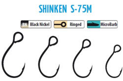 Trabucco Shinken Hooks S-75M Bn #1 10 db horog (201-00-010)