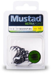 Mustad Needlepoint Treble Hook 1 5db/csomag (m4293001)