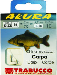 Trabucco Akura Carp Libr. 1/0X0, 35 előkötött horog (027-20-005)