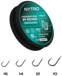 Nytro Nto6 Feeder River Előkötött Szakállas Előke 100 Cm 14/0, 15mm (y2300101)