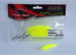 Top Mix Shiner Worm Chartreuse 60 mm (TM683-CTR)