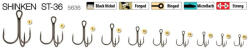 Trabucco Shinken St-36 hármas horog Bn #18 6 db/csg (205-00-180)