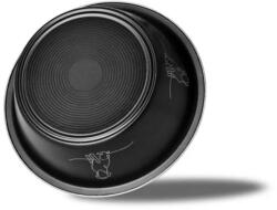 Raintech International Rozsdamentes itatótál, matt fekete, gumi talppal - felső 11, 5cm/alsó 6, 0cm, 0, 2l (RAINFBRNSDL1/2Pt)