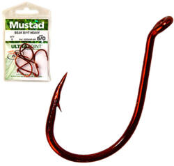 Mustad Beak Hooks, Big Red 4 12db/csomag (m4176004)
