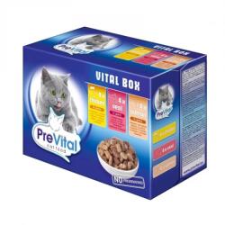 PreVital alutasak Multipack macskaeledel Vegyes Íz 12x100g- TAVASZI ÁRZUHANÁS