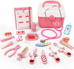 Leziter Fogorvosi fajáték 38 kiegészítővel rózsaszín (BTE-26) - fishingoutlet