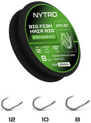Nytro Nto-b3 Big Fish Előkötött Szakáll Nélküli Hajszálelőkés Előke 25 Cm 8/0, 30mm (y2300052)
