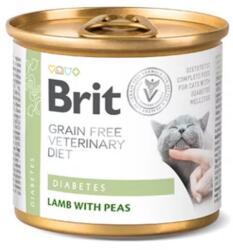 Brit Grain Free Veterinary Diet Diabetes lamb with peas 12x200 g