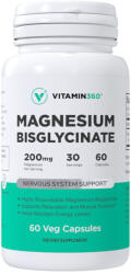 VITAMIN360 Magnesium Bisglycinate 200 mg (60 Capsule Vegetale)