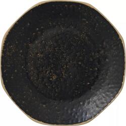 FORTESSA Sekély tányér, megemelt peremmel, ø: 220 mm, fekete