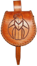 PP - Nagy - Faragott/vésett Tarsoly - Szkíta sólyom mintával