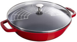 Staub La Cocotte Wok (30 cm) piros