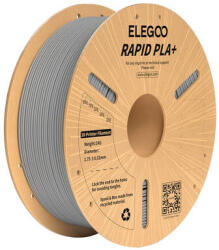 Elegoo Filament Elegoo Rapid PLA+ pentru Imprimanta 3D Gri (50.203.0116)