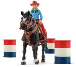 Schleich Figurina Schleich Barrel Racing cu Cowgirl (42576) Figurina