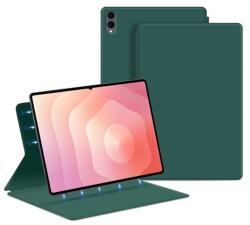 Gigapack Samsung Galaxy Tab S11 Ultra 5G (SM-X936B) tok álló, bőr hatású (aktív flip, mágneses, asztali tartó) sötétzöld (GP-177296)