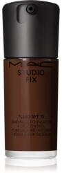 MAC Cosmetics Studio Fix Fluid SPF 15 24HR Matte Foundation + Oil Control mattító alapozó SPF 15 árnyalat NW63 30 ml