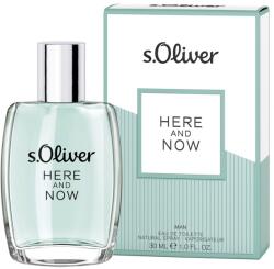 s.Oliver Here And Now Eau de Toilette 30 ml Férfi