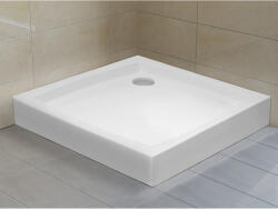  Meta Nero C zuhanytálca szifonnal, 90x90x14 cm, szögletes (NERO C 90)